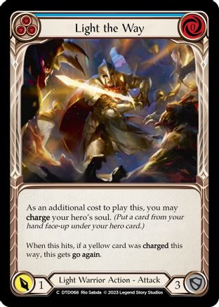 Light the Way (Blue) (DTD068) [Dusk till Dawn] - Deck Out Gaming