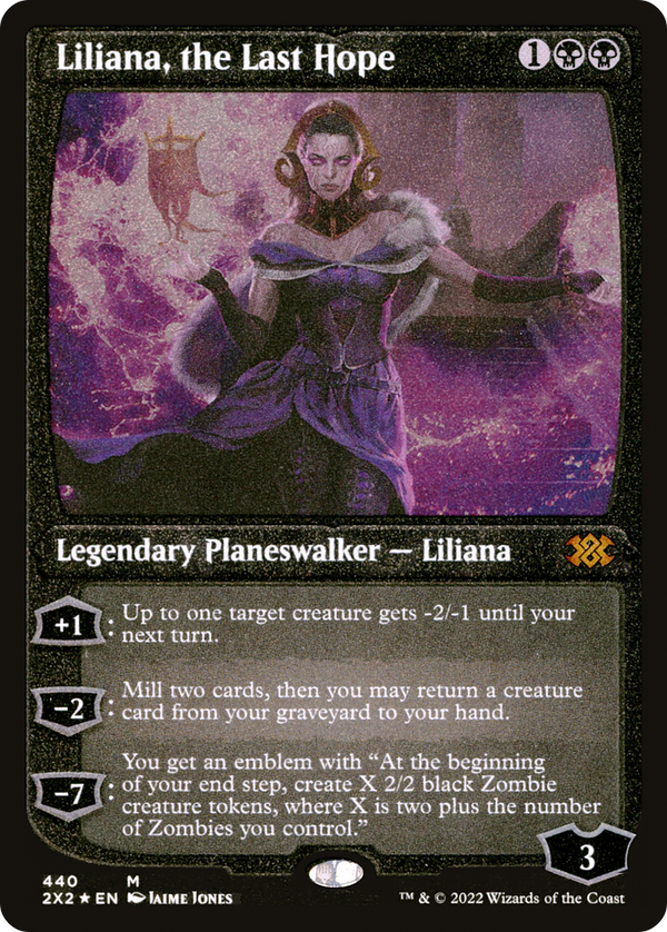 Liliana, the Last Hope (Foil Etched) (440) [Double Masters 2022] foil - Deck Out Gaming
