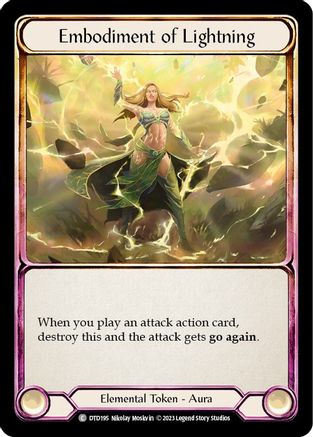 Embodiment of Lightning (DTD195) [Dusk till Dawn] - Deck Out Gaming
