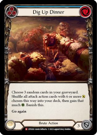 Dig Up Dinner (DTD202) [Dusk till Dawn] Rainbow Foil - Deck Out Gaming