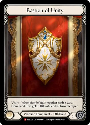 Bastion of Unity (DTD206) [Dusk till Dawn] Cold Foil - Deck Out Gaming