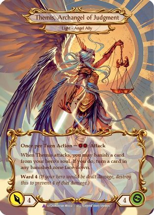 Figment of Judgment // Themis, Archangel of Judgment (Marvel) (DTD006) [Dusk till Dawn] Cold Foil - Deck Out Gaming