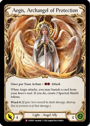 Figment of Protection // Aegis, Archangel of Protection (DTD007) [Dusk till Dawn] - Deck Out Gaming