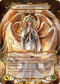 Figment of Protection // Aegis, Archangel of Protection (Marvel) (DTD007) [Dusk till Dawn] Cold Foil - Deck Out Gaming
