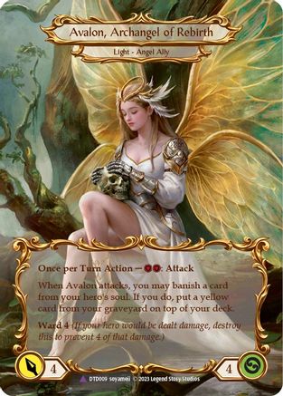 Figment of Rebirth // Avalon, Archangel of Rebirth (Marvel) (DTD009) [Dusk till Dawn] Cold Foil - Deck Out Gaming