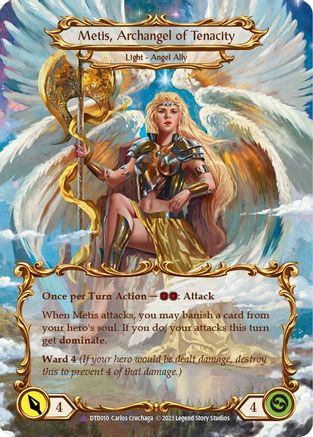 Figment of Tenacity // Metis, Archangel of Tenacity (Marvel) (DTD010) [Dusk till Dawn] Cold Foil - Deck Out Gaming
