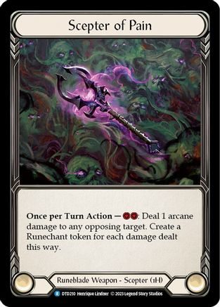 Scepter of Pain (DTD210) [Dusk till Dawn] Cold Foil - Deck Out Gaming