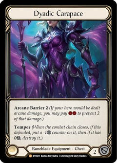 Dyadic Carapace (DTD211) [Dusk till Dawn] Rainbow Foil - Deck Out Gaming