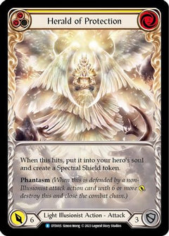 Herald of Protection (Yellow) (DTD015) [Dusk till Dawn] - Deck Out Gaming