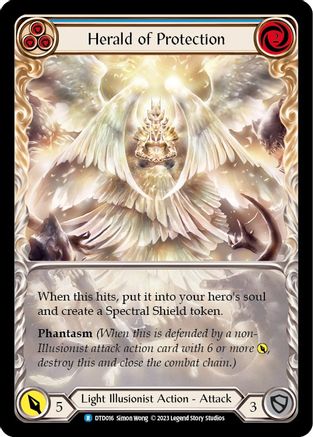 Herald of Protection (Blue) (DTD016) [Dusk till Dawn] - Deck Out Gaming