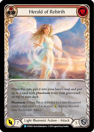 Herald of Rebirth (Red) (DTD020) [Dusk till Dawn] - Deck Out Gaming