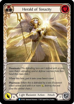 Herald of Tenacity (Red) (DTD023) [Dusk till Dawn] - Deck Out Gaming
