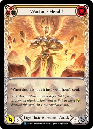 Wartune Herald (Yellow) (DTD030) [Dusk till Dawn] - Deck Out Gaming