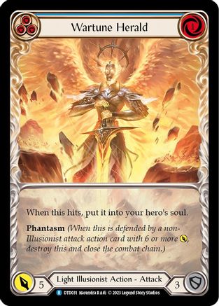 Wartune Herald (Blue) (DTD031) [Dusk till Dawn] - Deck Out Gaming
