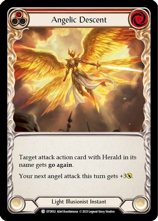 Angelic Descent (Red) (DTD032) [Dusk till Dawn] - Deck Out Gaming