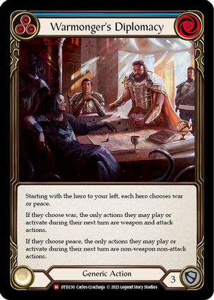 Warmonger's Diplomacy (DTD230) [Dusk till Dawn] - Deck Out Gaming
