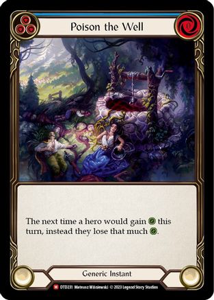 Poison the Well (DTD231) [Dusk till Dawn] Rainbow Foil - Deck Out Gaming