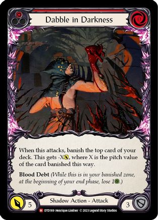 Dabble in Darkness (DTD169) [Dusk till Dawn] Rainbow Foil - Deck Out Gaming
