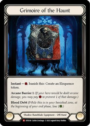 Grimoire of the Haunt (DTD136) [Dusk till Dawn] - Deck Out Gaming