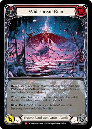 Widespread Ruin (Extended Art) (DTD139) [Dusk till Dawn] Rainbow Foil - Deck Out Gaming