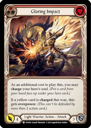 Glaring Impact (Red) (DTD063) [Dusk till Dawn] - Deck Out Gaming