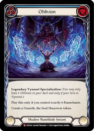 Oblivion (DTD142) [Dusk till Dawn] Rainbow Foil - Deck Out Gaming