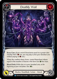 Deathly Wail (Red) (DTD146) [Dusk till Dawn] - Deck Out Gaming