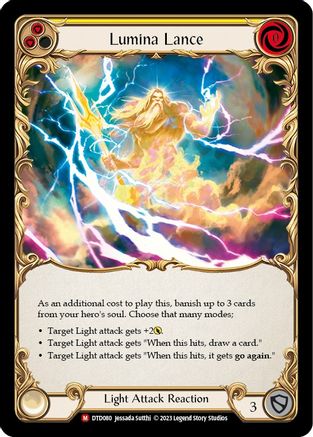 Lumina Lance (DTD080) [Dusk till Dawn] Rainbow Foil - Deck Out Gaming