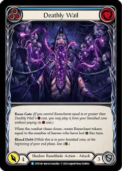 Deathly Wail (Blue) (DTD148) [Dusk till Dawn] - Deck Out Gaming