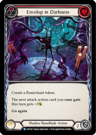Envelop in Darkness (Red) (DTD149) [Dusk till Dawn] - Deck Out Gaming