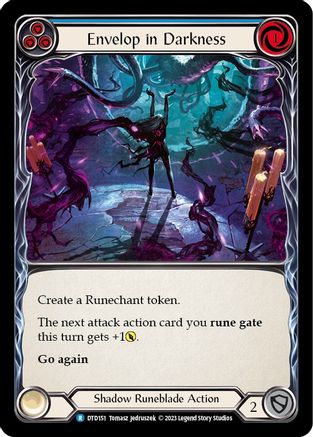 Envelop in Darkness (Blue) (DTD151) [Dusk till Dawn] - Deck Out Gaming