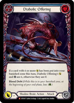 Diabolic Offering (DTD107) [Dusk till Dawn] Rainbow Foil - Deck Out Gaming