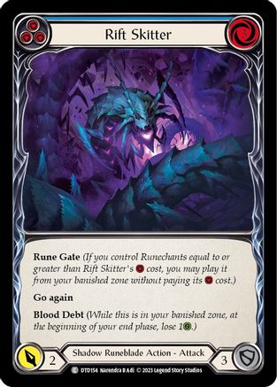 Rift Skitter (Blue) (DTD154) [Dusk till Dawn] - Deck Out Gaming