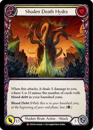 Shaden Death Hydra (DTD108) [Dusk till Dawn] - Deck Out Gaming
