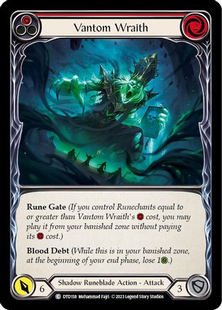 Vantom Wraith (Red) (DTD158) [Dusk till Dawn] - Deck Out Gaming