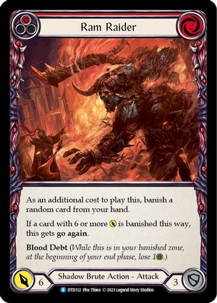 Ram Raider (Red) (DTD112) [Dusk till Dawn] - Deck Out Gaming
