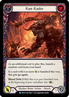 Ram Raider (Red) (DTD112) [Dusk till Dawn] Rainbow Foil - Deck Out Gaming