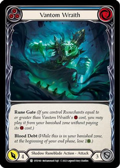 Vantom Wraith (Blue) (DTD160) [Dusk till Dawn] Rainbow Foil - Deck Out Gaming