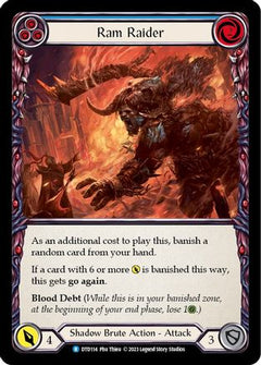 Ram Raider (Blue) (DTD114) [Dusk till Dawn] Rainbow Foil - Deck Out Gaming