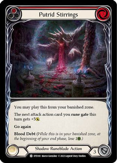 Putrid Stirrings (Red) (DTD161) [Dusk till Dawn] Rainbow Foil - Deck Out Gaming