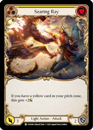 Searing Ray (Yellow) (DTD098) [Dusk till Dawn] - Deck Out Gaming