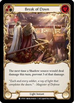 Break of Dawn (Yellow) (DTD101) [Dusk till Dawn] Rainbow Foil - Deck Out Gaming