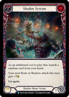 Shaden Scream (Red) (DTD118) [Dusk till Dawn] Rainbow Foil - Deck Out Gaming
