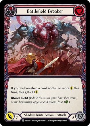 Battlefield Breaker (Red) (DTD121) [Dusk till Dawn] - Deck Out Gaming