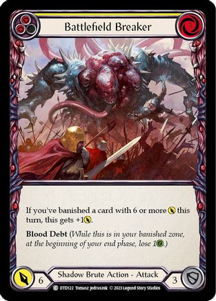 Battlefield Breaker (Yellow) (DTD122) [Dusk till Dawn] - Deck Out Gaming