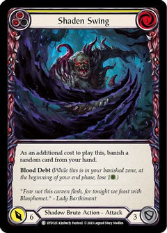 Shaden Swing (Yellow) (DTD125) [Dusk till Dawn] Rainbow Foil - Deck Out Gaming
