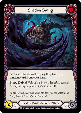 Shaden Swing (Blue) (DTD126) [Dusk till Dawn] - Deck Out Gaming