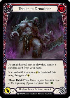 Tribute to Demolition (Red) (DTD127) [Dusk till Dawn] Rainbow Foil - Deck Out Gaming