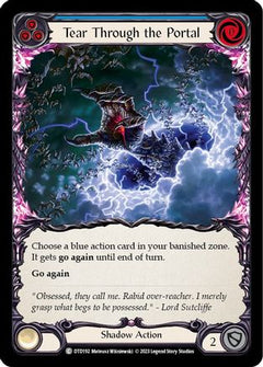Tear Through the Portal (Blue) (DTD192) [Dusk till Dawn] Rainbow Foil - Deck Out Gaming