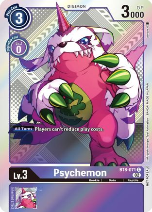 Psychemon (Versus Royal Knight Booster Pre-Release) (BT8-071) [New Awakening] Foil - Deck Out Gaming